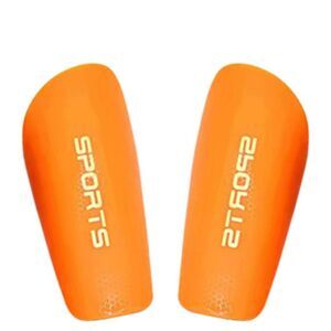 Sport Shin Shock Absorber Ultra Light Guards Size M Orange